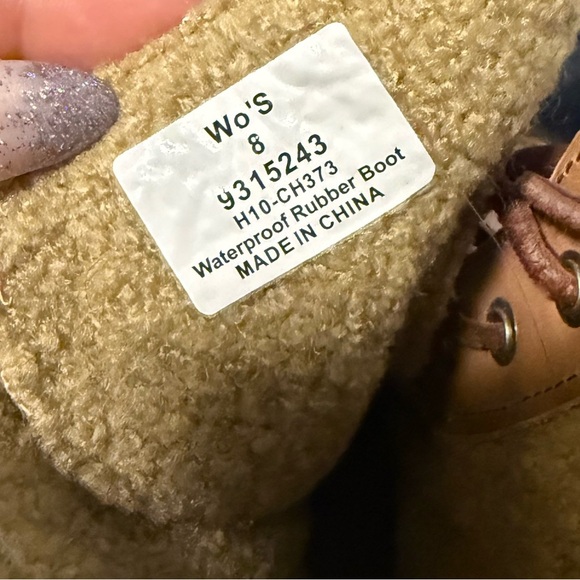 Sperry Blue Navy Blue Tan and Brown Waterproof Duck Boots - US8 - Picture 3 of 5